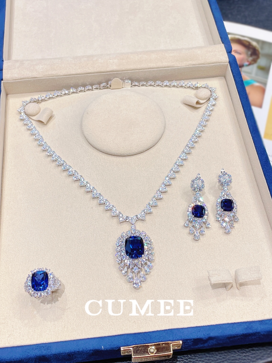 cuMee银饰品合成立方氧化锆/水钻