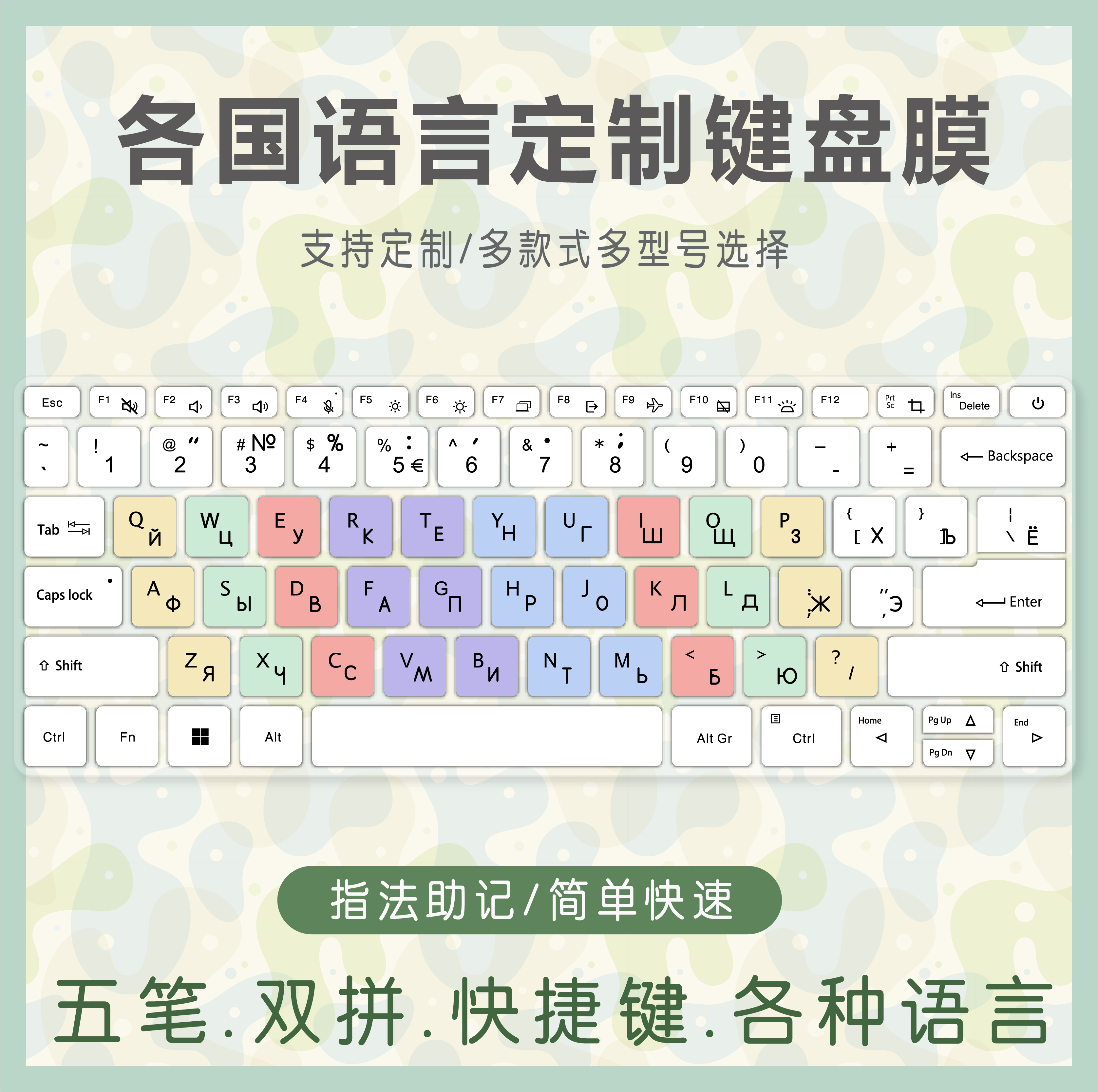 适用宏碁非凡X键盘膜N21H3蜂鸟Fun笔记本电脑14寸初学者指法语言