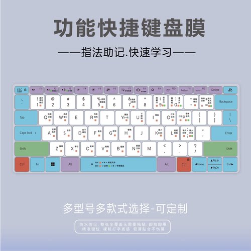 适用小米XiaomiBook Air 13笔记本电脑快捷五笔键盘保护膜MIF2209