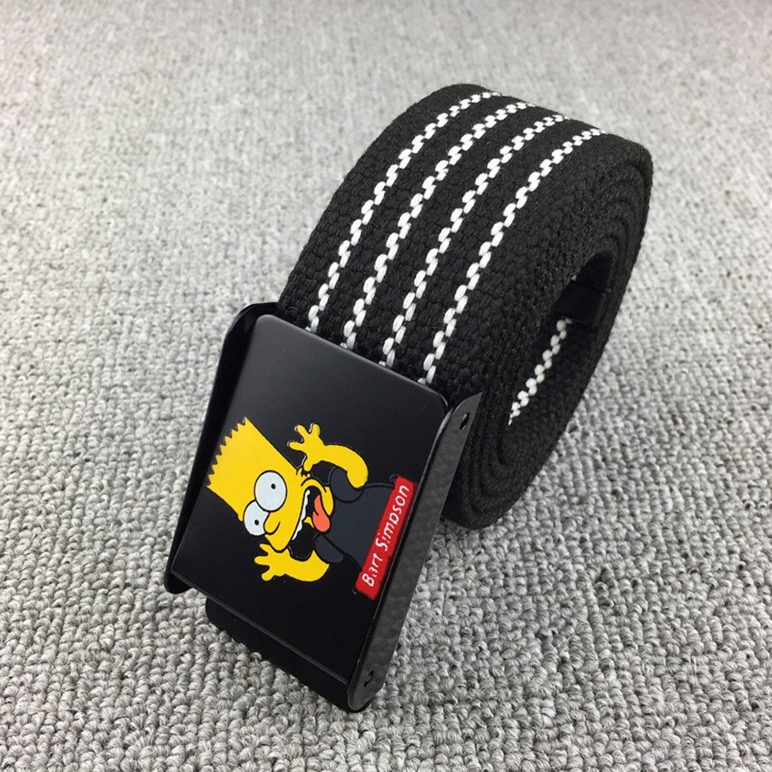 ins风学生韩版年轻人男生牛仔裤帆布腰带潮流百搭时尚裤带皮带男