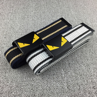 韩版ulzzang帆布腰带男女简约百搭潮人青年bf皮带平滑扣休闲裤带