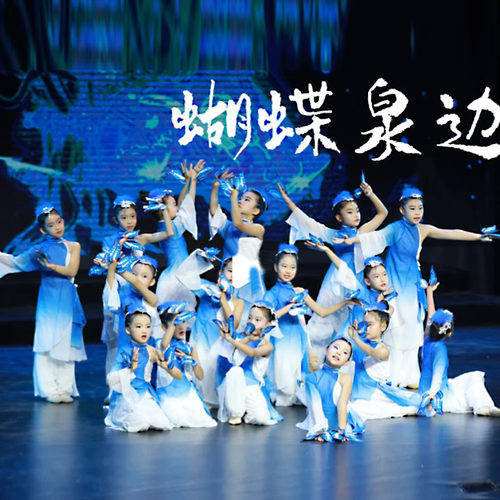 蝴蝶泉边舞蹈演出服手指道