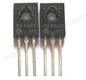 【兄弟电子】全新原装 B649A D669A 音频功放推动对管 0.6元/对