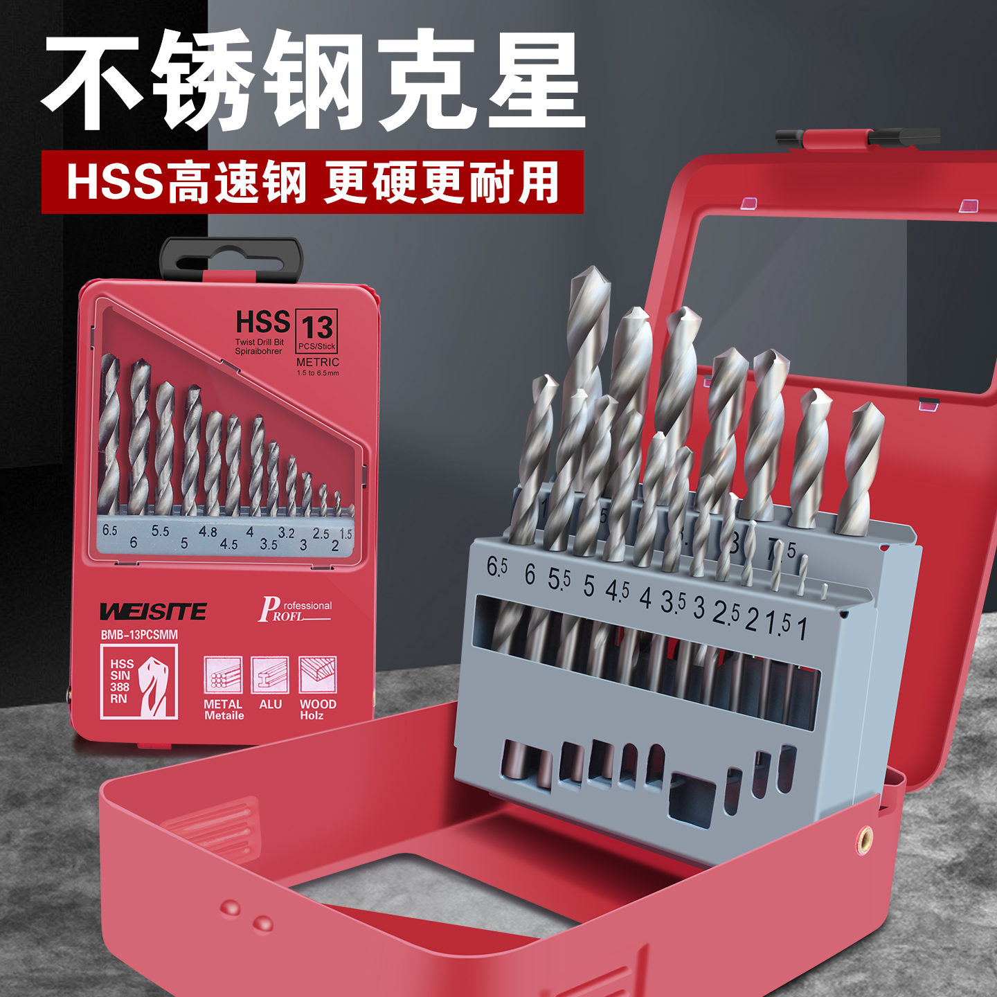 含钴不锈钢钻咀淬火锻造不崩口