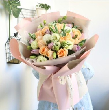 平安夜玫瑰花束金华同城鲜花速递义乌永康东阳女友生日送花上门