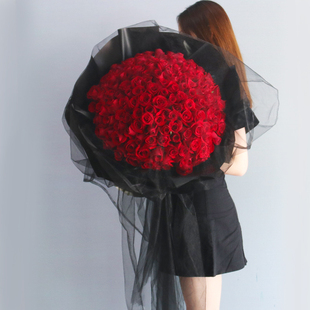 湖州鲜花速递红玫瑰花束礼盒吴兴区南浔区长兴安吉同城生日送花店