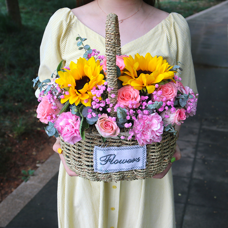 母亲节手提花篮南京生日