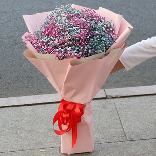 彩色满天星超大花束合肥鲜花速递同城瑶海庐阳蜀山包河生日520