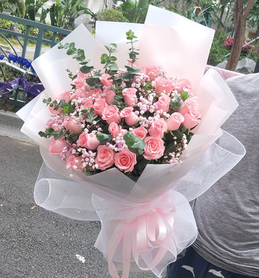 同城徐州生日玫瑰花束送女友