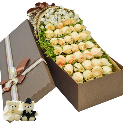 合肥同城生日香槟玫瑰花束