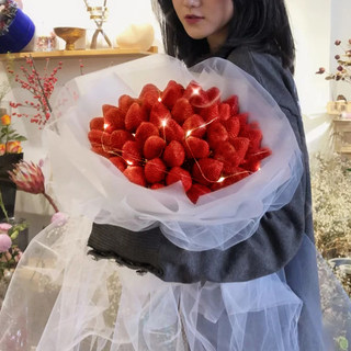 车厘子草莓水果花束成都重庆西安合肥杭州市南京鲜花速递同城配送
