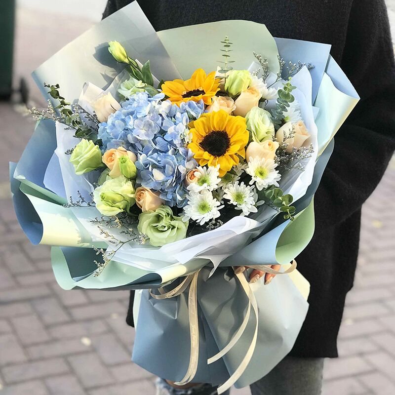 母亲节向日葵成都鲜花速递生日毕业花束礼盒上海广州重庆同城送花