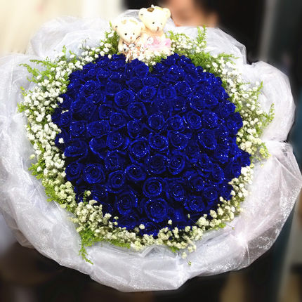 晋江石狮蓝玫瑰泉州厦门鲜花速递