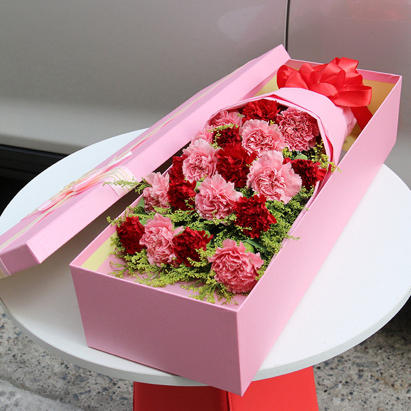 河北鲜花速递康乃馨花束石家庄唐山秦皇岛邯郸保定生日同城送花店