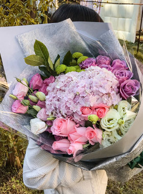 天津杭州南京生日混搭花束白送