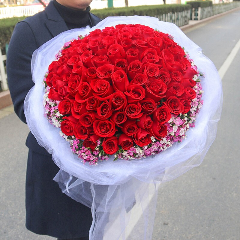 红玫瑰生日福建省莆田市鲜花速递