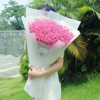 广州鲜花同城速递满天星大花束毕业生日惠州东莞中山佛山珠海送花