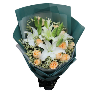 康乃馨花束礼盒广州鲜花速递同城荔湾越秀海珠天河白云生日送花店