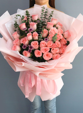 福州鲜花速递红玫瑰花束礼盒鼓楼台江仓山晋安同城生日表白送花店