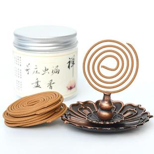 奇楠盘香室内卧室安神助眠 天然沉香盘香 香薰纯家用