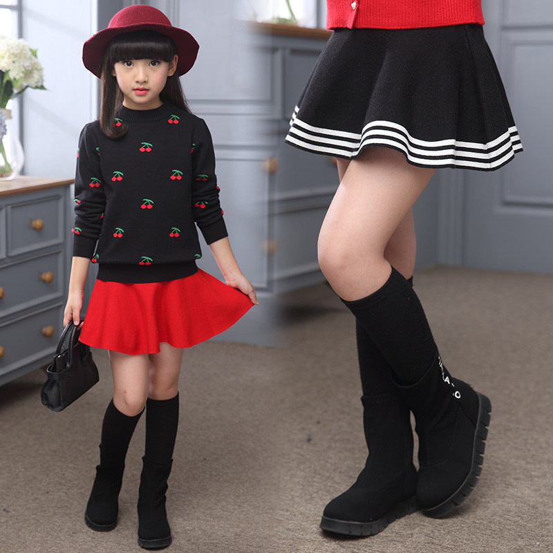 Jupe fillette en laine - Ref 2050169 Image 1