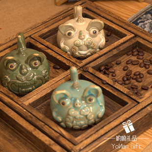 云南瓦猫大理创意手工陶瓷马克杯咖啡杯茶杯特色文创礼品伴手礼