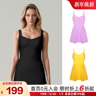 BIKINIHI女士裙式 连体泳衣微胖保守收腰遮臀显瘦抗氯防晒温泉度假