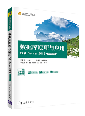 【官方正版】数据库原理与应用——SQL Server 2019（微课视频版） 王宇春 清华大学出版社