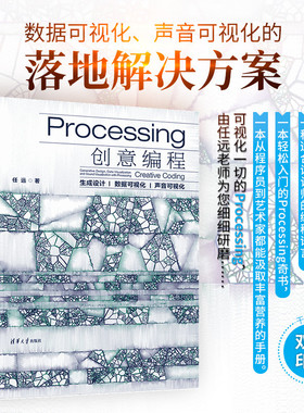 Processing创意编程：生成设计|数据可视化|声音可视化 生成设计 交互艺术 Processing 创意编程