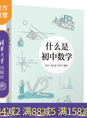 【官方正版新书】 什么是初中数学 柏干 范兴亚 李岩 清华大学出版社 北京四中初中数学课 一线名师倾囊创作 数学欣赏七年级教辅书