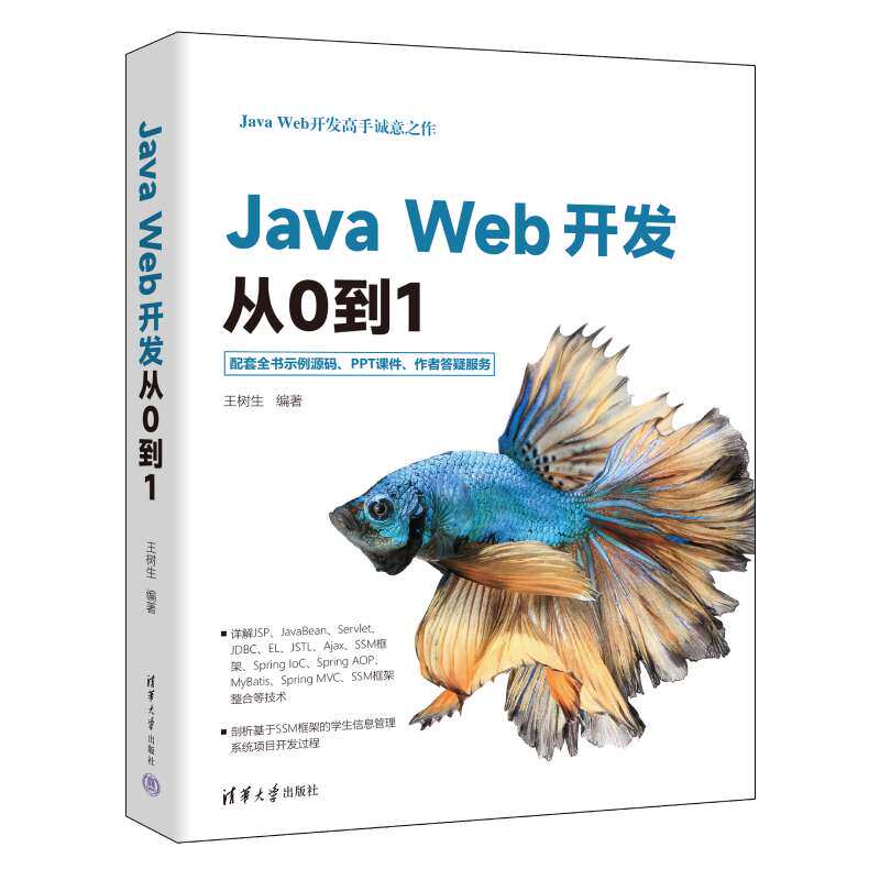 【官方正版新书】 Java Web开发从0到1 王树生 清华大学出版社 JAVA语言-程序设计