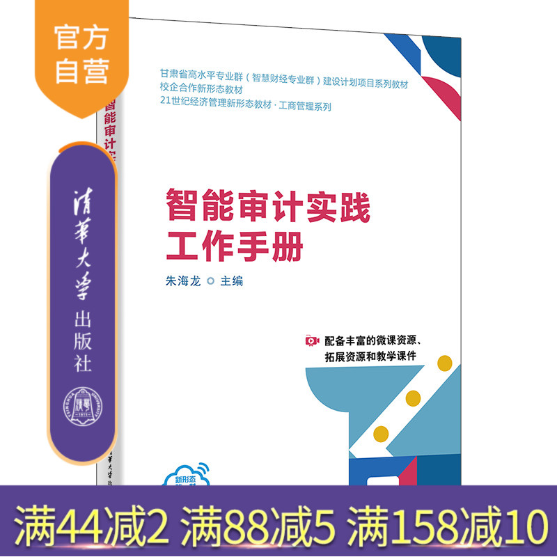 【官方正版新书】智能审计实践工作手册 朱海龙、魏梦莹、屠鸣 清华大学出版社 智能审计实践