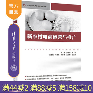 【官方正版新书】 新农村电商运营与推广 张迪 孙德彩 张志东等 清华大学出版社 电商运营