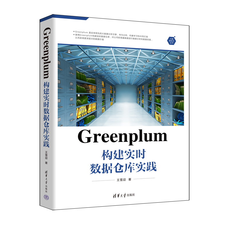 【官方正版】Greenplum构建实时数据仓库实践 王雪迎 清华大学出版社 关系数据库系统 书籍/杂志/报纸 数据库 原图主图