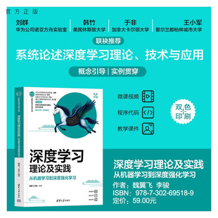 【官方正版新书】 深度学习理论及实践——从机器学习到深度强化学习 魏翼飞、李骏 清华大学出版社 人工智能；机器学习；深度