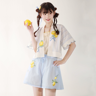 【海盐柠檬】改良宋制貉袖外衫