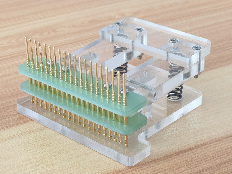 液晶屏测试 PCB夹子 治具工装夹具 探针 弹簧针 编程烧录下载2.54 电子元器件市场 编程器/烧录器/烧录设备 原图主图