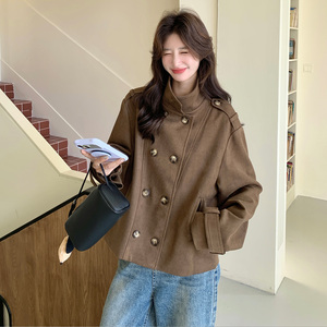 新款2026春季高品质麂皮绒外套6008P175控288图片