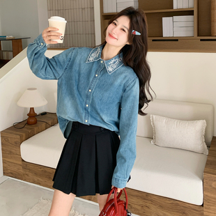 6027P185控298 高品质牛仔搭配半身裙套装 首发新款 2026春季