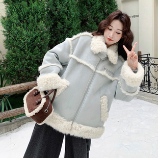 首发新款 加厚高品质皮毛一体外套2926P225控338 2025冬季