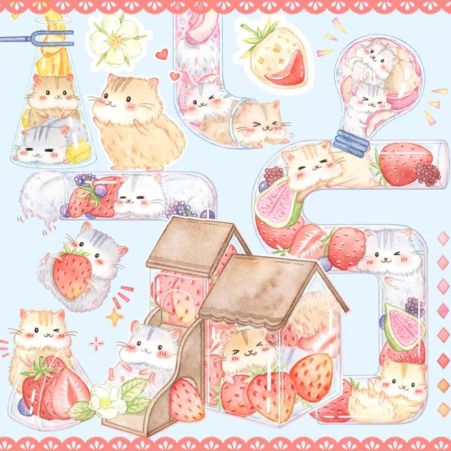 原创可爱仓鼠大冒险新款8折优惠