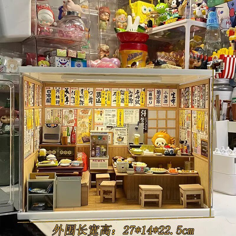 亚克力微缩造景盲盒手办展示盒