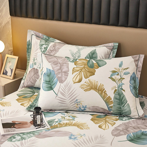 纯棉全棉斜纹枕头套4874cm