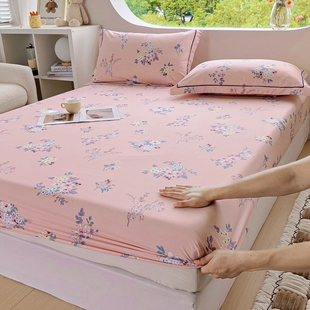 60支全棉床笠100%纯棉床罩全包定做订制榻榻米120/150x190/2x2.4m