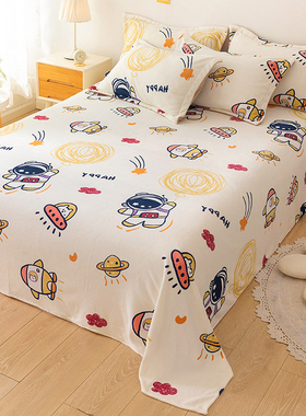 定做榻榻米床单牛奶绒被单加宽拼接床大炕单245x250x270x300x3508