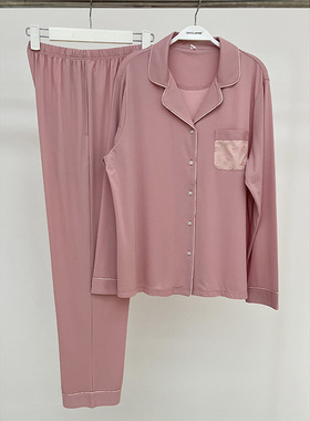 夏季新款 正品欧林雅竹纤维印花女士长袖薄款家居服睡衣FJD1207