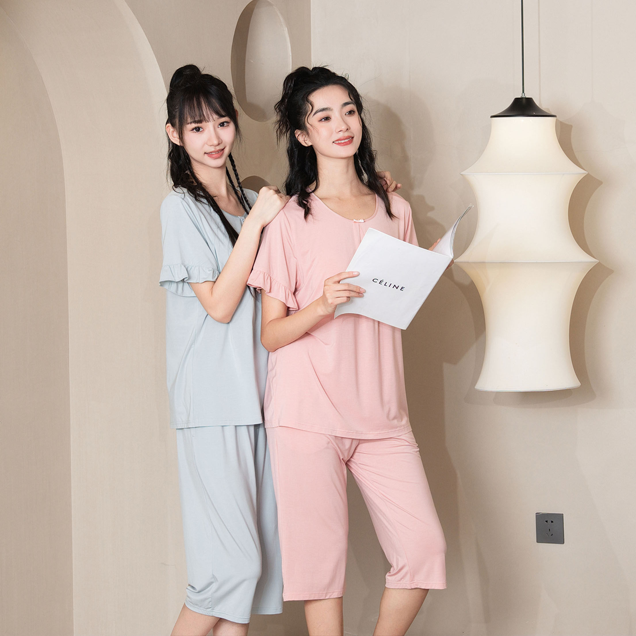 欧林雅竹纤维女士家居服