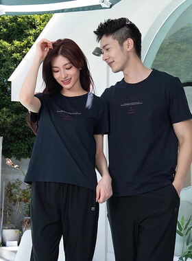 新款正品欧林雅男女速干薄款短袖T恤 情侣运动休闲衣FYR3107/3225