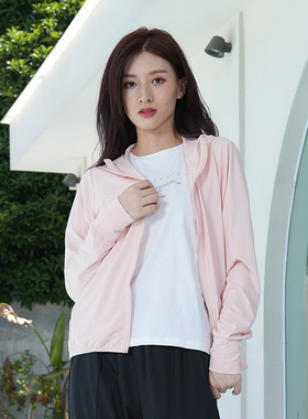 新款 正品欧林雅速干衣夏季防晒服女士户外骑行拉链连帽FYR2202