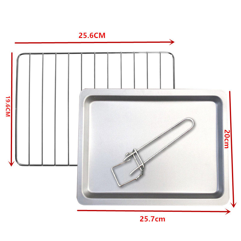 适用九阳10L升电烤箱KX-10J5/10J65镀铝烤盘碳钢食物托盘烘焙模具